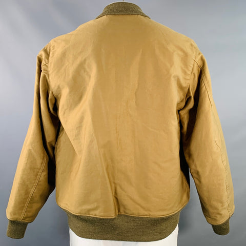 BUZZ RICKSON & CO. INC. Size 42 Green Khaki Cotton Clasp Military Coat