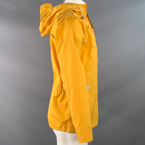 PENFIELD Size XS Yellow Polyester Blend Hooded Windbreaker Jacket
