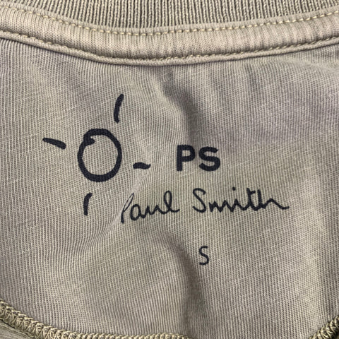 PS by PAUL SMITH Size S Green Patch Organic Cotton Half Placket Polo