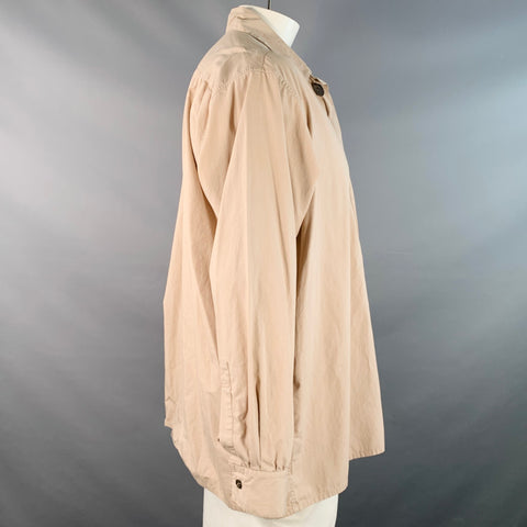 YOSHI ISHIKAWA Vintage Size L Beige Cotton Pullover Jacket