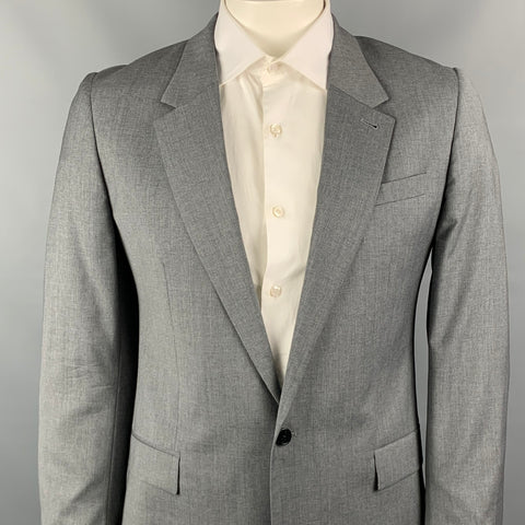 PS by PAUL SMITH Size 42 Regular Gray Wool Notch Lapel Sport Coat