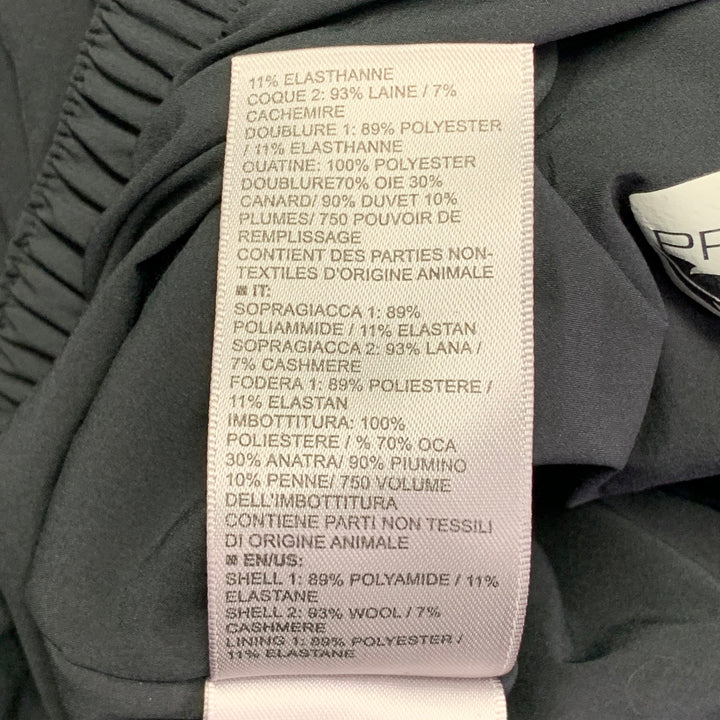 KJUS Size M Formula SE Black Grey Navy Plaid Polyamide Blend Ski Jacket