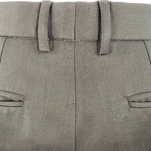 BURBERRY PRORSUM Size 36 Black Wool Mohair Silk Notch Lapel Suit