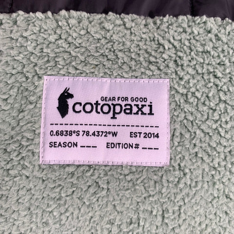 COTOPAXI Size L Blue Black Green Color Block Polyester Jacket