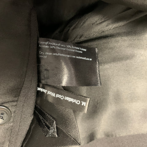 FILIPPA K Tailleur en polyester noir à revers crantés, taille 36