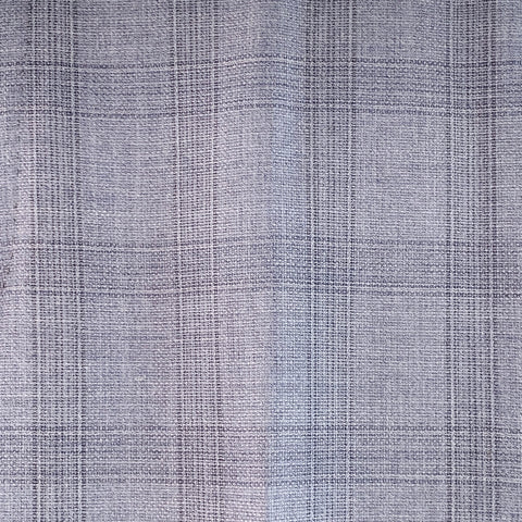 CANALI Size 34 Blue Plaid Wool Flat Front Tapered Dress Pants