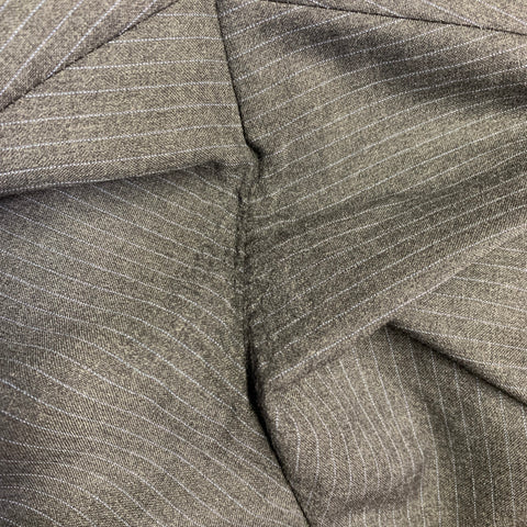 PAUL SMITH Size 44 The Byard Grey Blue Pinstripe Viscose Single Breasted Suit