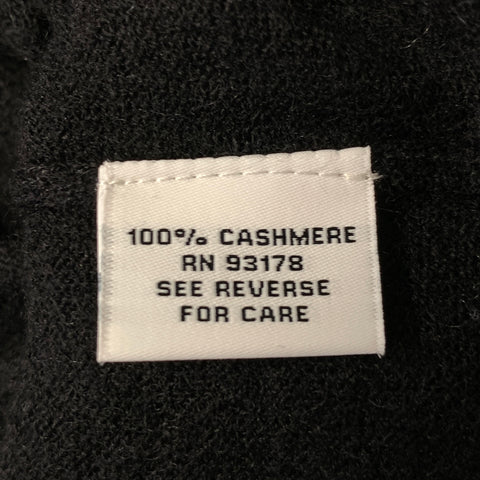 THE CASHMERE PROJECT Size S Black Cashmere T-Shirt