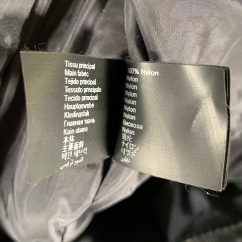 KENZO Yellow Black Logo Nylon Leather Double Zipper Belt Bag