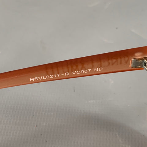 VINCE CAMUTO Brown Nude Acetate Cat Eye Sunglasses