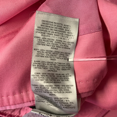 TOM FORD Size M Pink Acetate Viscose Double Breasted Blazer