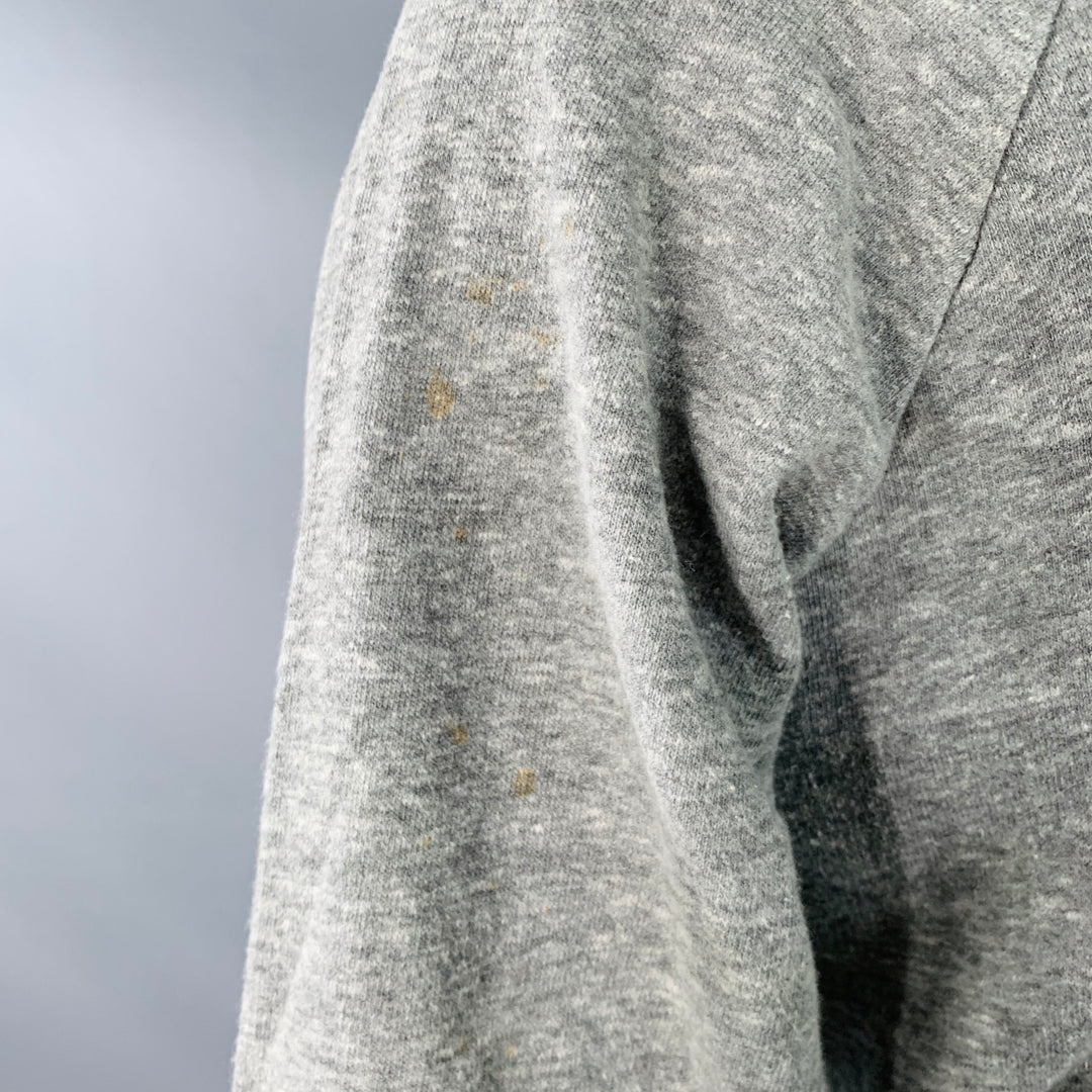 OUR LEGACY Size S Grey Heather Cotton Blend Hoodie Sweatshirt