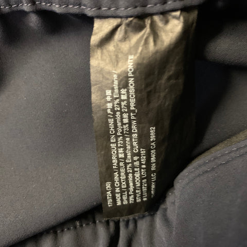 THEORY Size 30 Navy Solid Polyamide Elastane Pintuck Casual Pants