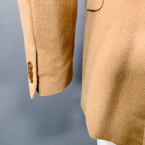 Z ZEGNA Size 40 Long Beige Camel Hair Single breasted Sport Coat