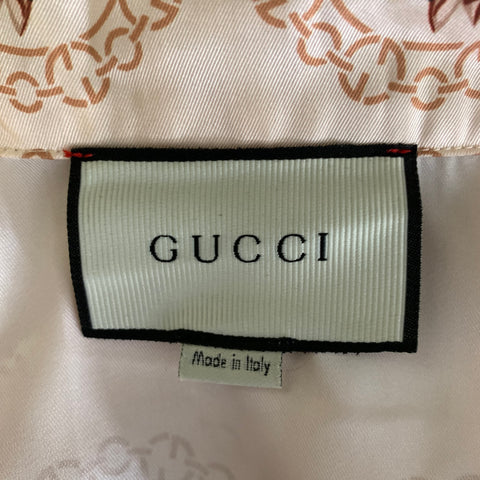 GUCCI Size L Beige Tan & Navy Equestrian Polyester Tracksuits & Sets
