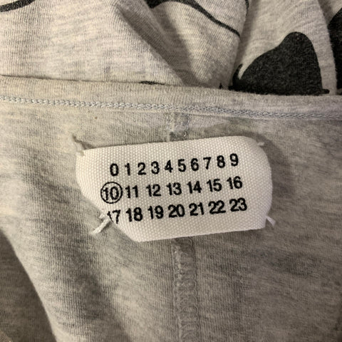 MAISON MARGIELA Size S Grey Black Sunglasses Cotton Scoop Neck T Shirt