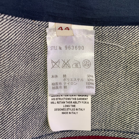 ANTONIO MARRAS Size XS Blue Multi Color Selvedge Denim Jacket