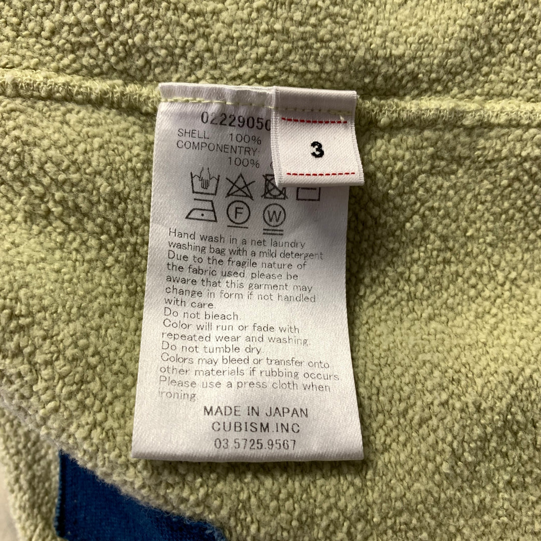 VISVIM Size M Green Washed Cotton Sweatpants