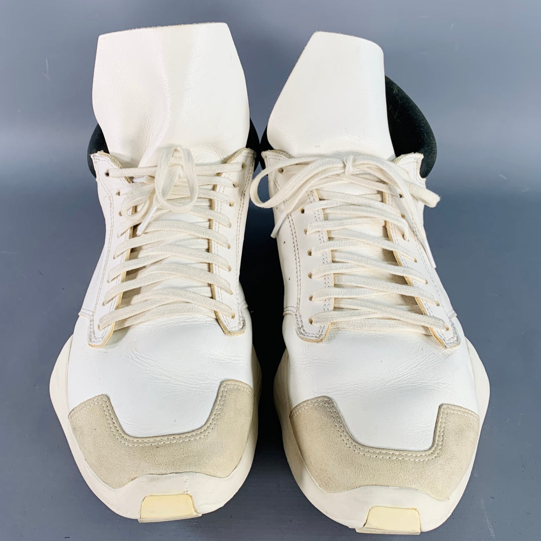 ADIDAS x RICK OWENS SS14 Size 10.5 Vicious White Black Taupe Color Blo –  Sui Generis Designer Consignment