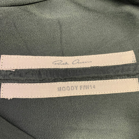 RICK OWENS FW14 Size L -Moody- Black Sleeveless Casual Top