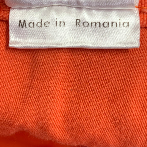 DRIES VAN NOTEN Size 32 Orange Cotton Casual Pants