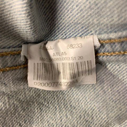 LEVI'S MADE & CRAFTED Size S Blue Light Textured Cotton Denim Jacket
