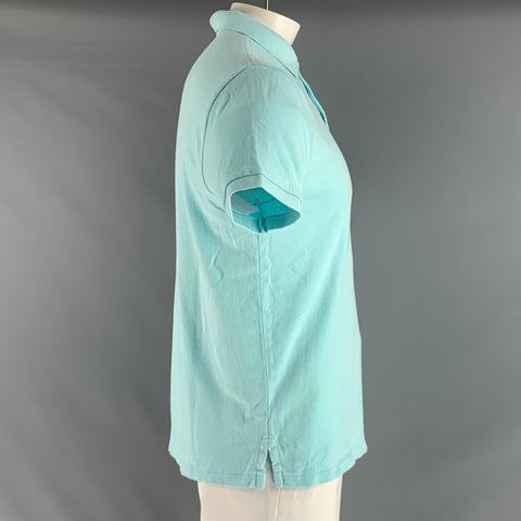 POLO by RALPH LAUREN Size L Blue Turquoise Cotton Short Sleeve Polo