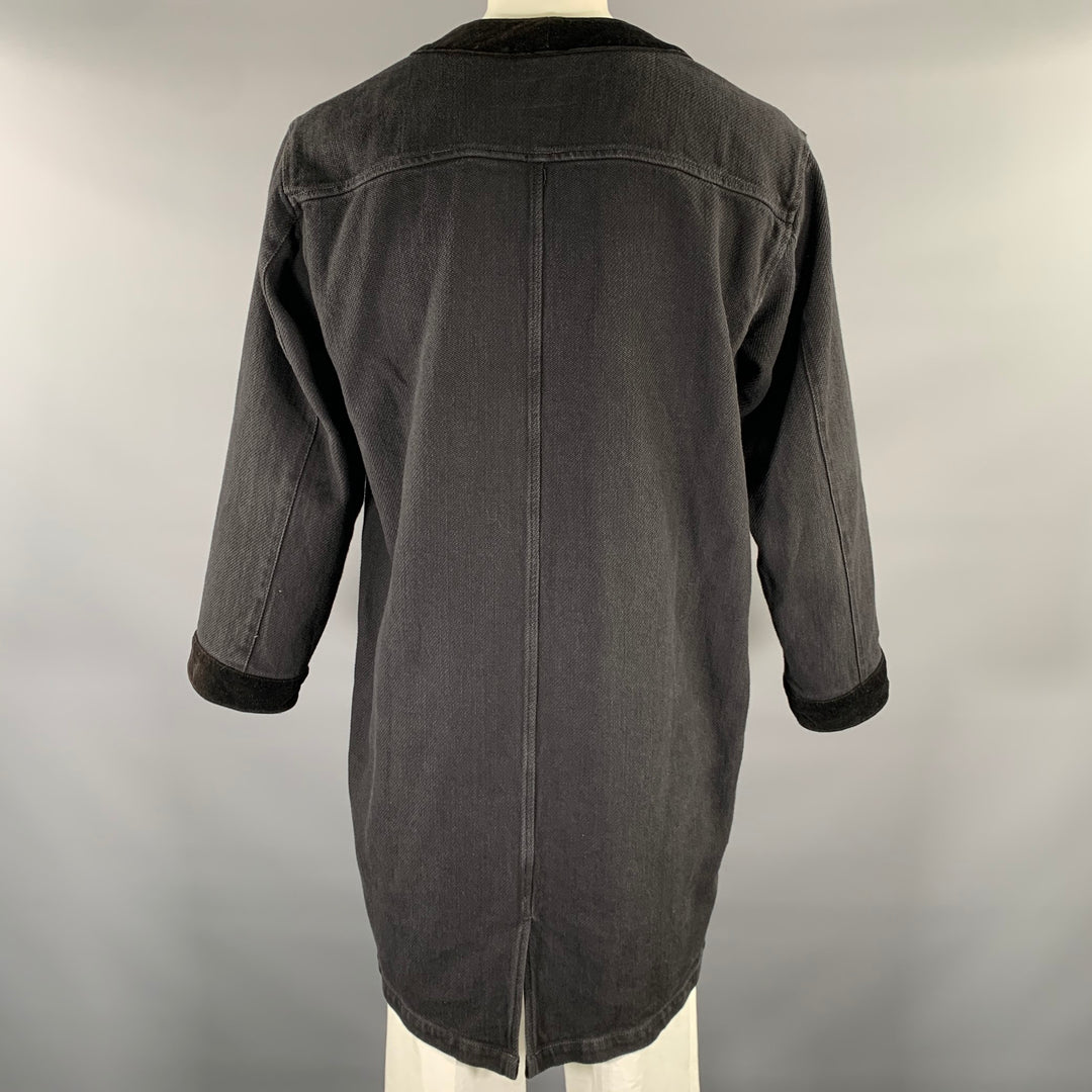 NEIGHBORHOOD Size XL Black Cotton Cardigan Coat