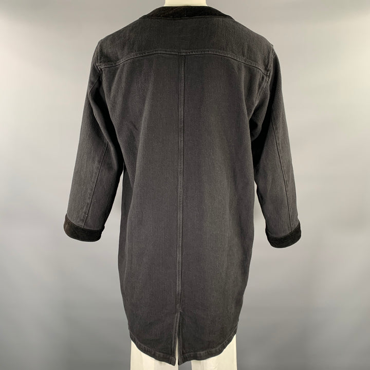NEIGHBORHOOD Size XL Black Cotton Cardigan Coat