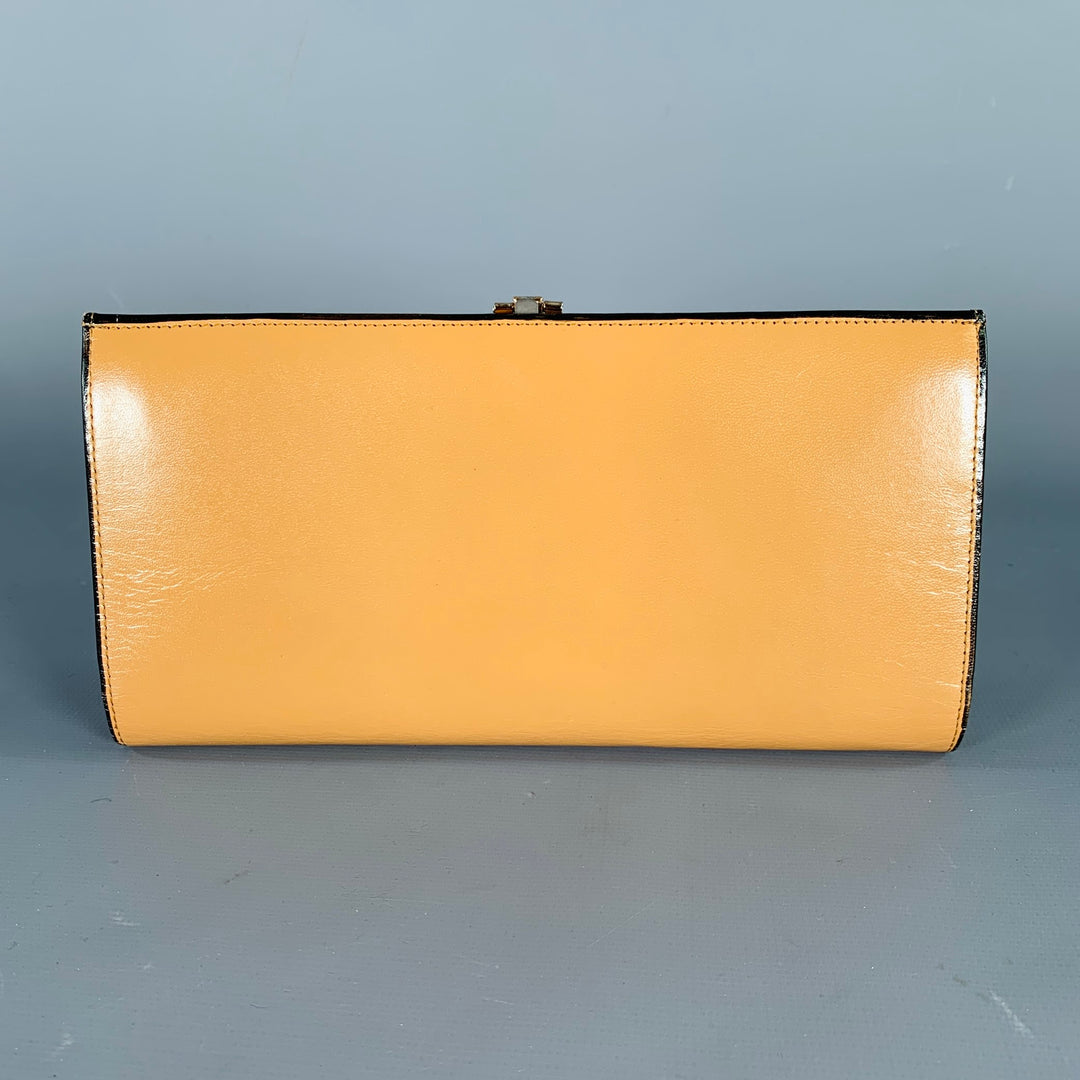 PIERRE BALMAIN Beige Gold Leather Wallet