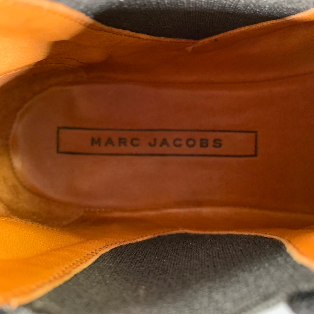 MARC JACOBS Size 8 Black Leather Calfskin Chelsea Flats