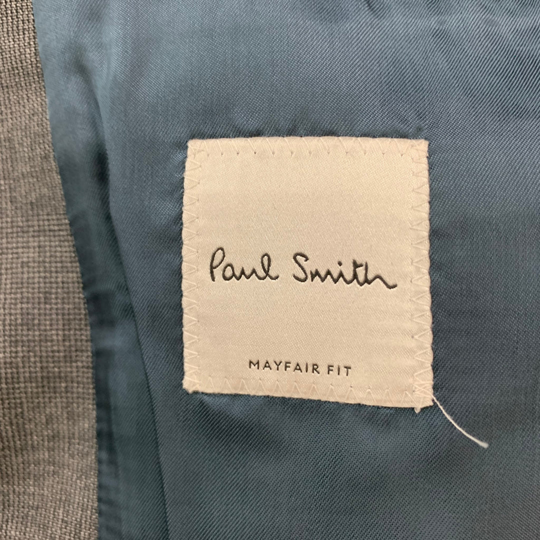 PAUL SMITH Size 38 Grey Wool Suit
