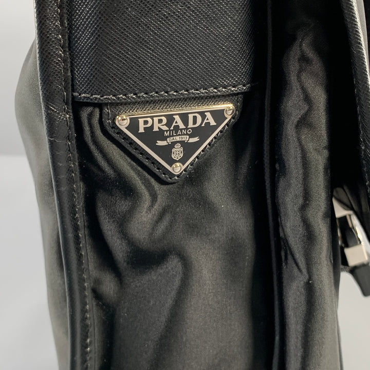 PRADA Black Nylon Messenger Bags