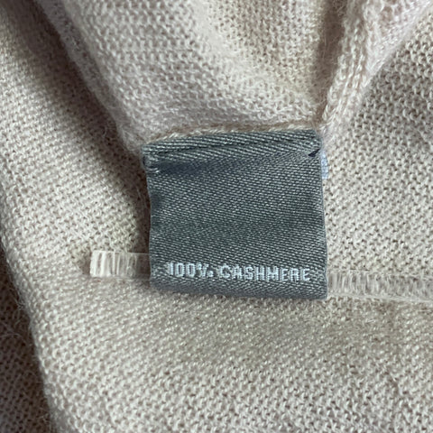 NEIMAN MARCUS Size XL Beige Cashmere Long Sleeve Pullover