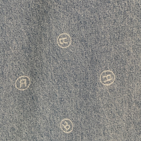 MARTINE ROSE Size L Blue Logo Cotton Denim Twill Wide Leg Baggy Jeans
