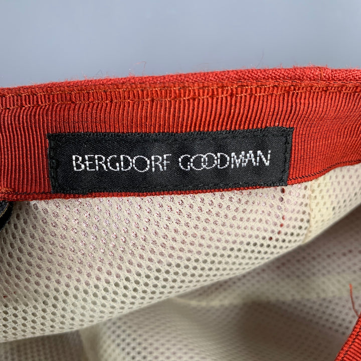 BORSALINO Size L Red Linen Hats