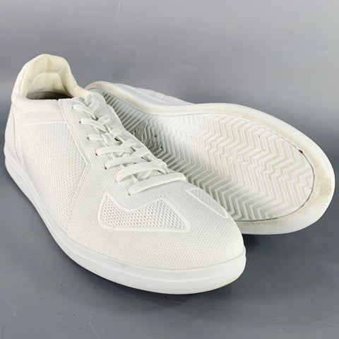 ROTHY'S Size 12 White Mesh Nylon Sneakers