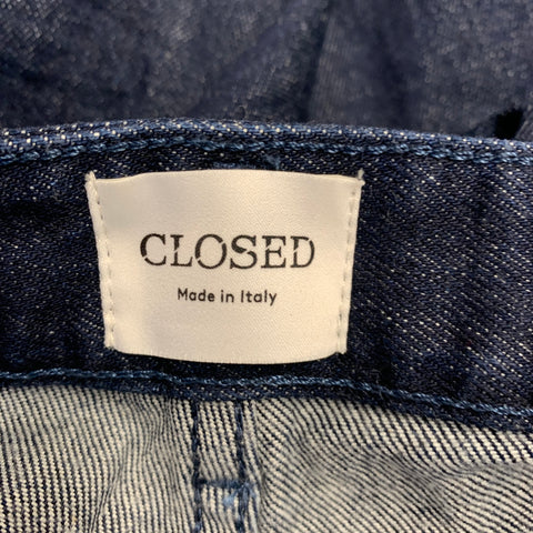 CLOSED Size 30 Indigo Cotton Blend Slim Straight Zip Fly Jeans