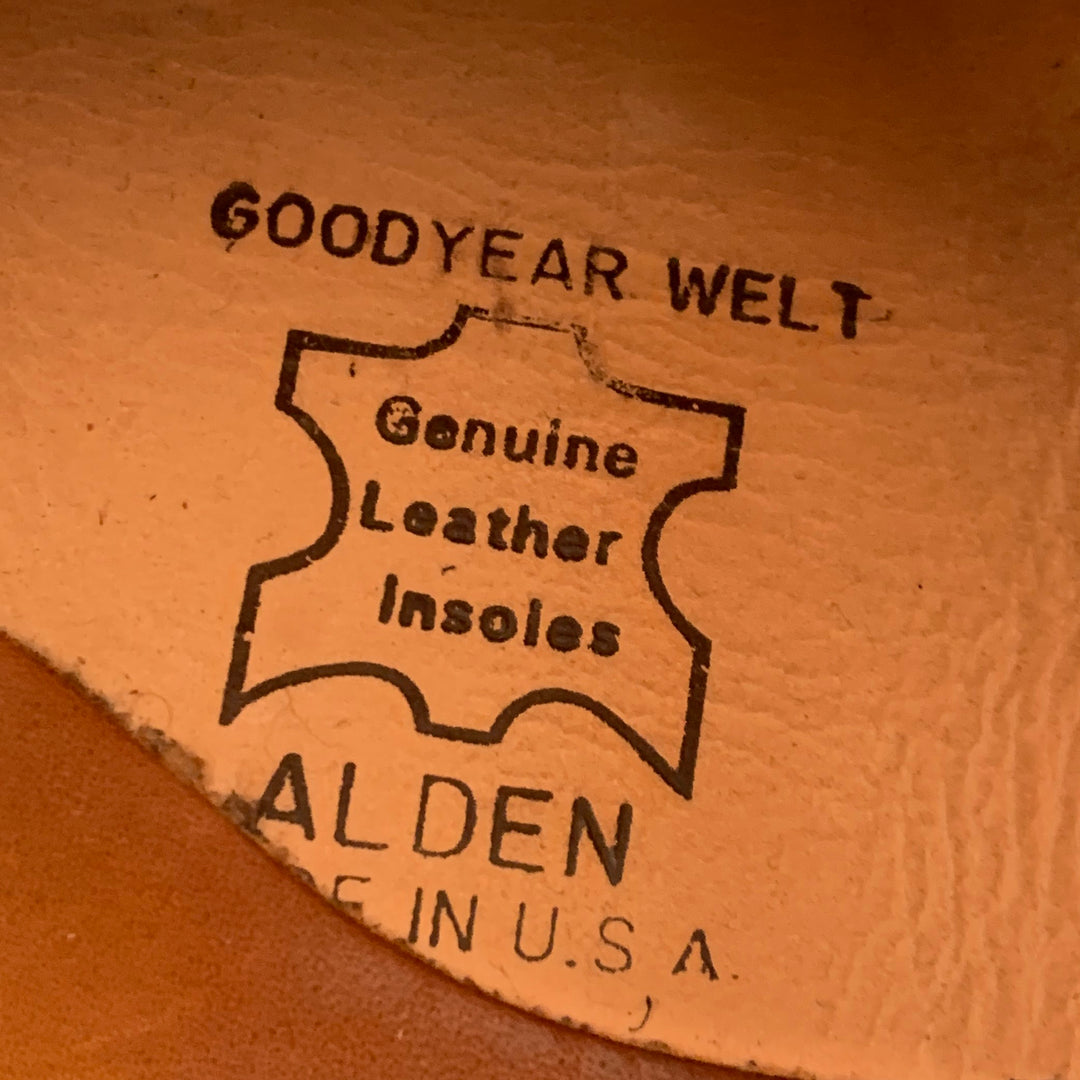 ALDEN Size 11 Navy Suede Tassels Loafers