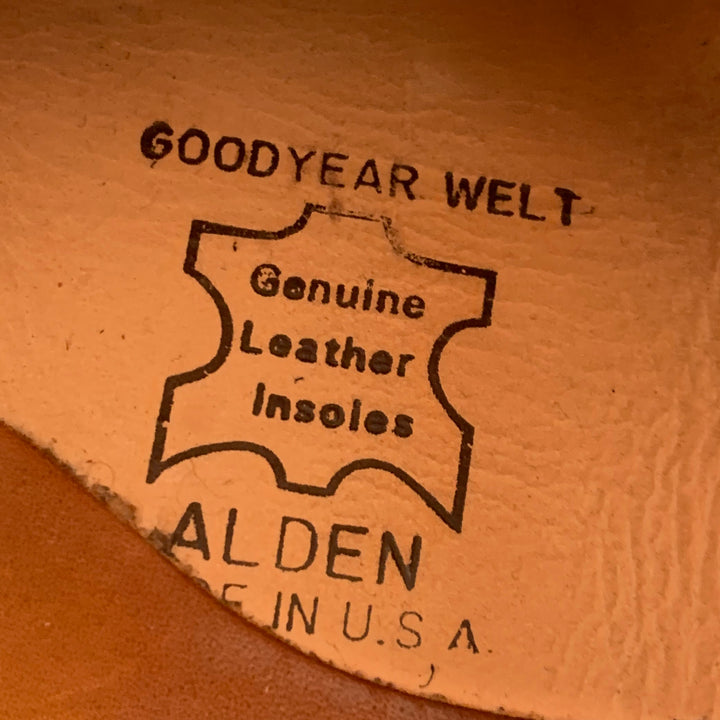 ALDEN Size 11 Navy Suede Tassels Loafers