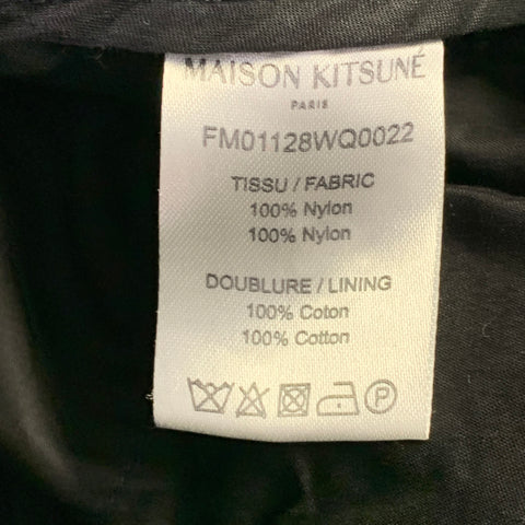 MAISON KITSUNE Size XS Navy Nylon Tapered Drawstring Casual Pants