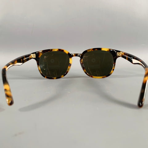 TOM FORD Frank Brown Tortoiseshell Acetate Sunglasses