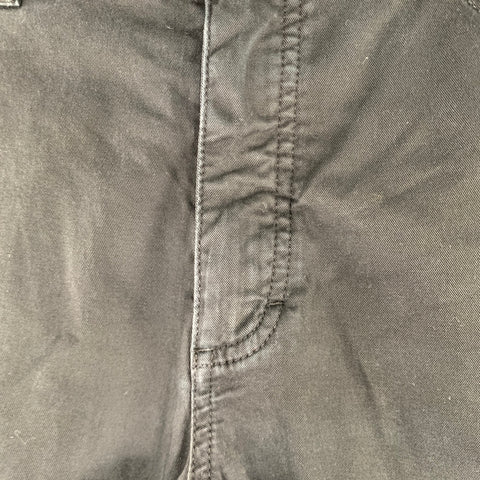ERMENEGILDO ZEGNA Size 33 Black Cotton Blend Straight Jeans