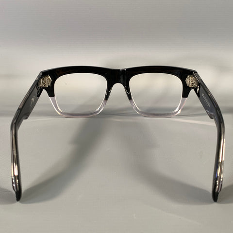 JACQUES MARIE MAGE Black Clear Acetate Glasses