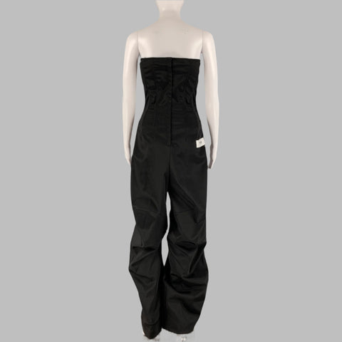 DOLCE & GABBANA Taille 4 Combinaison bustier noire et blanche en acétate