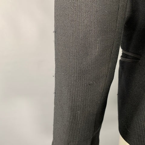 ISABEL MARANT Size S Black Wool Lambskin Shawl Collar Jacket
