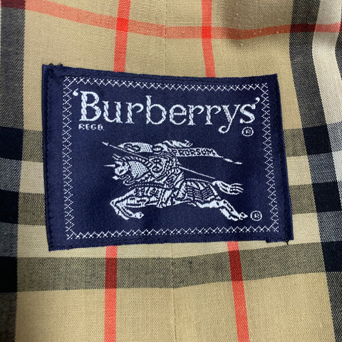 BURBERRYS Size S Tan Cotton Polyester Trenchcoat