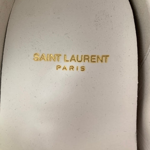 SAINT LAURENT Size 9.5 Pink Black Palms Canvas Slip On Sneakers