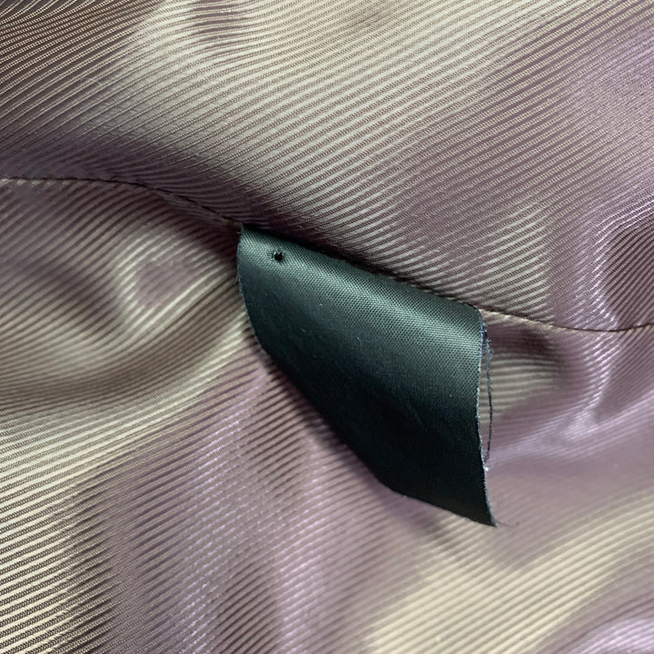 ARMANI COLLEZIONI Size 38 Regular Black Velvet Cotton Sport Coat