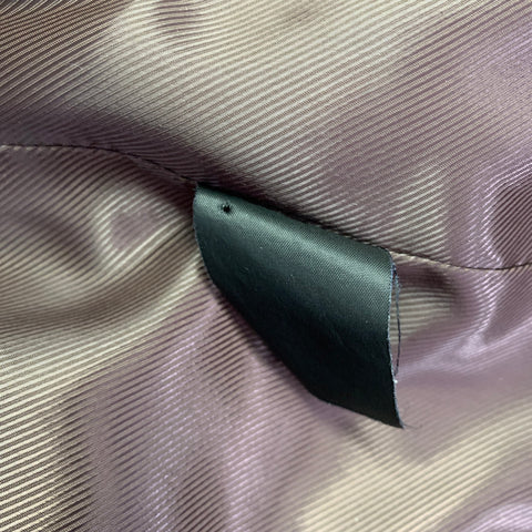 ARMANI COLLEZIONI Size 38 Regular Black Velvet Cotton Sport Coat